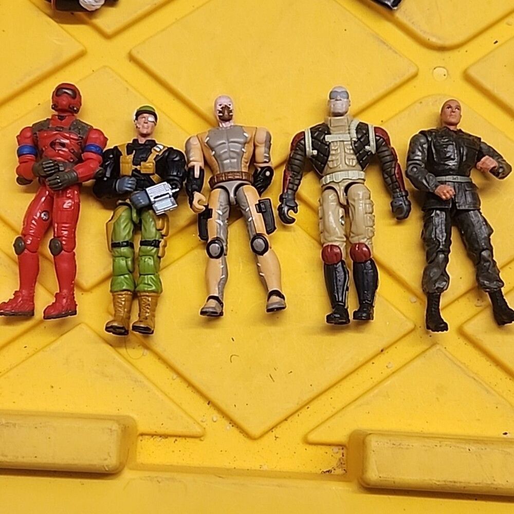Vintage G.I. Joe Valor Vs Venom Lot Of 5 2004 Hasbro 3.75" Action Figures